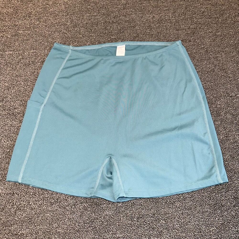 Halara Ultrasculpt Shorts Womens Small Rest Blue Stretch Side‎ Pocket Activewear